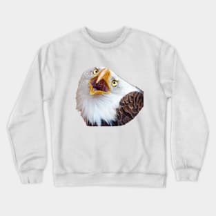 Bald Eagle shout Crewneck Sweatshirt